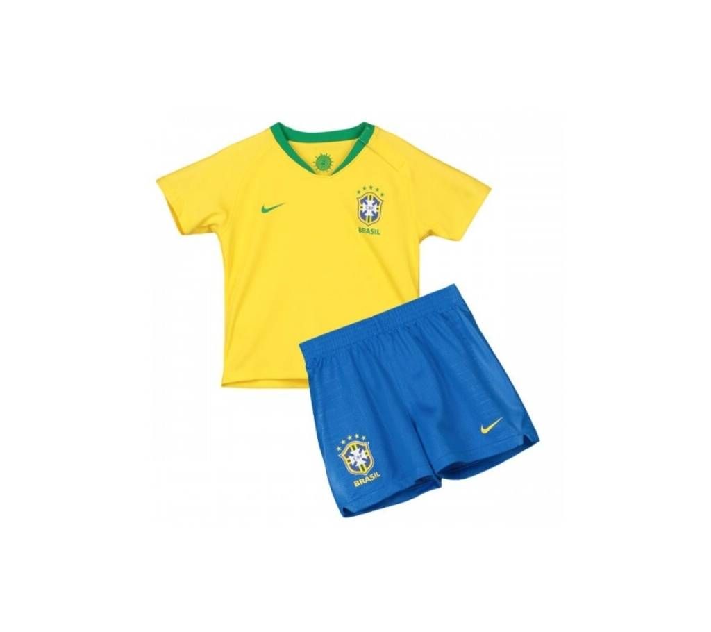 2018 World Cup Brazil Home Kids Jersey - copy