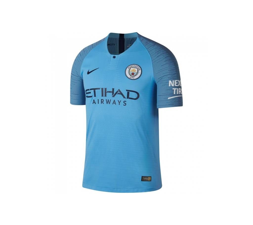 Manchester City Home Short Sleeve Jersey 2018-19-Copy