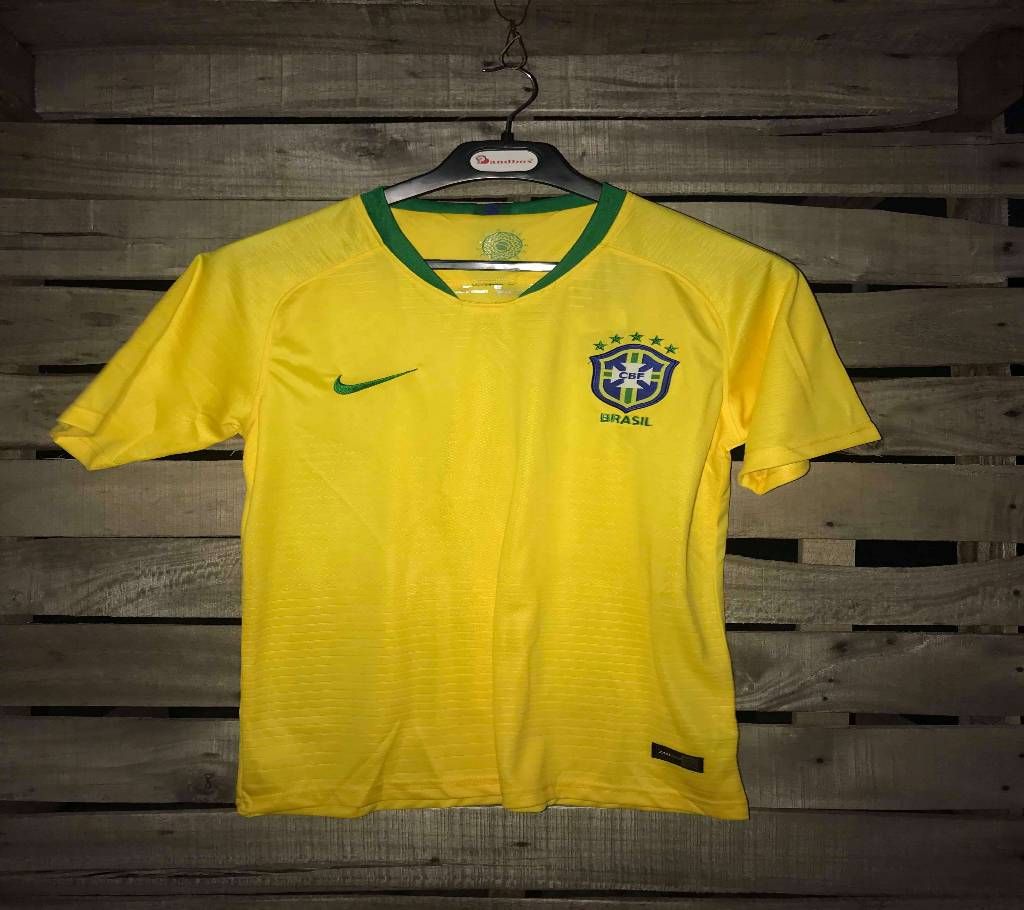 World Cup 2018 Brazil Home Jersey -Short Sleeve (Thailand Premium Replica)