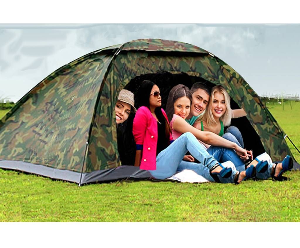 Camo Army Waterproof 5 Person Tent