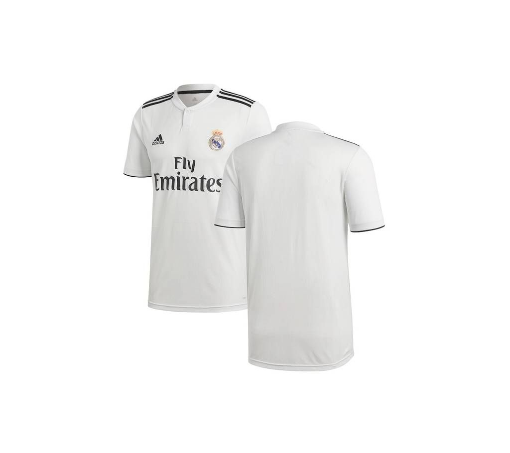 2018-19 Real Madrid Home Short Sleeve Jersey