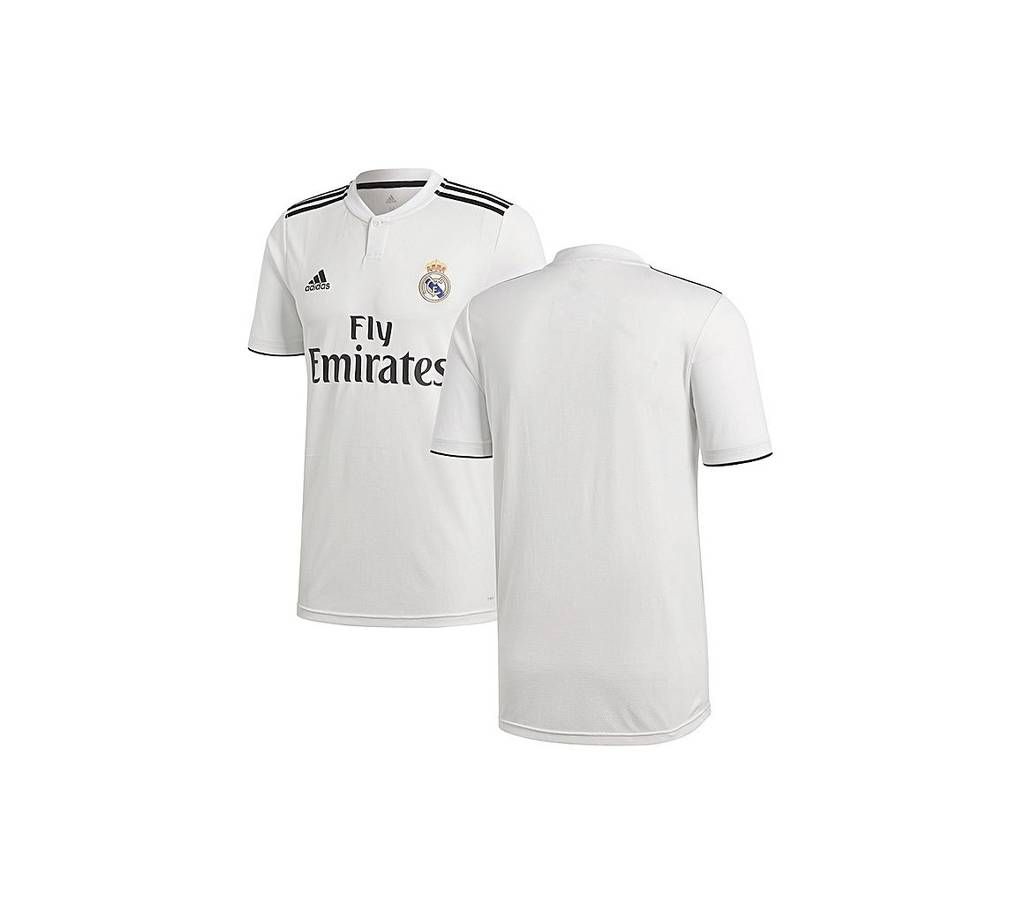 2018-19 Real Madrid Short Sleeve Home Jersey (Copy)