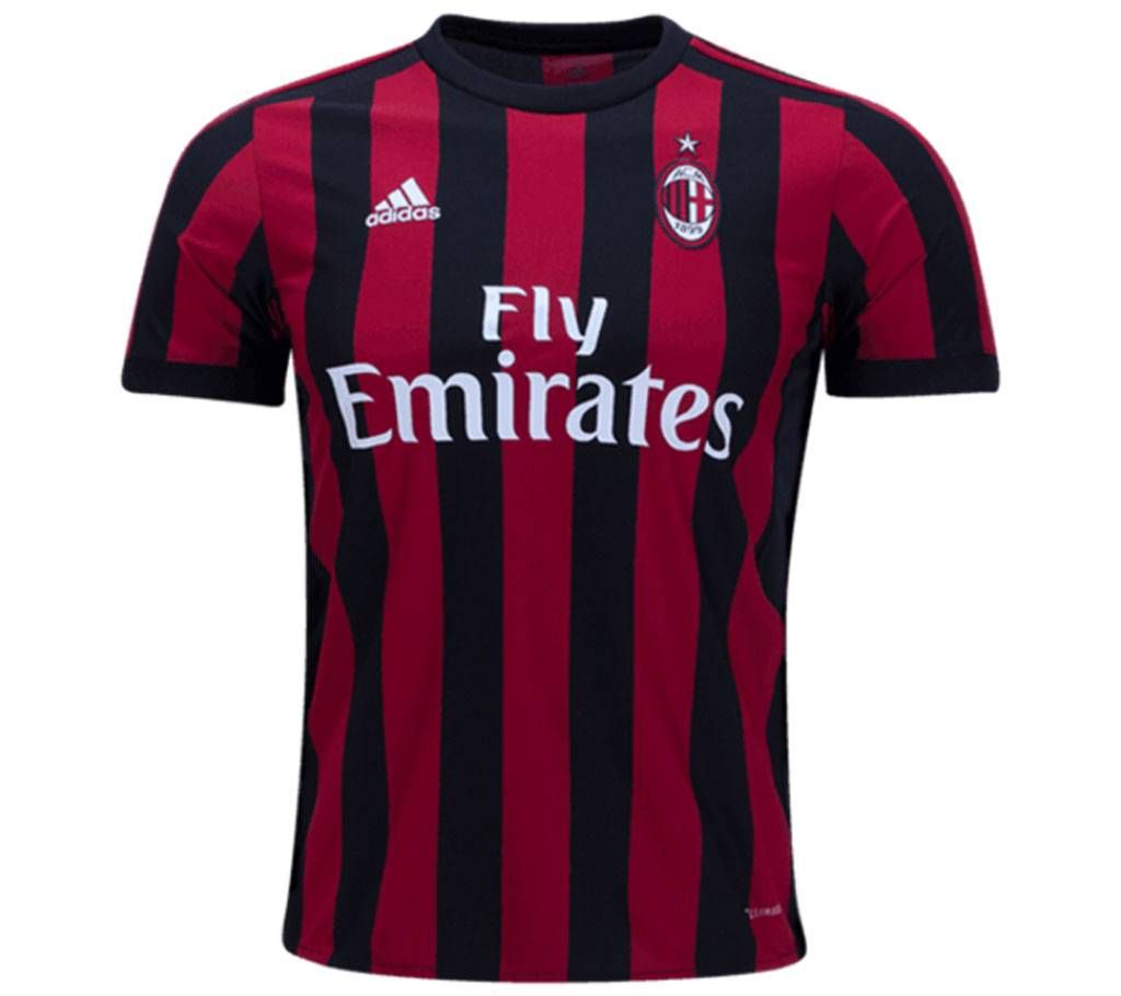 2017-18 AC Milan Home Half Sleeve Jersey copy