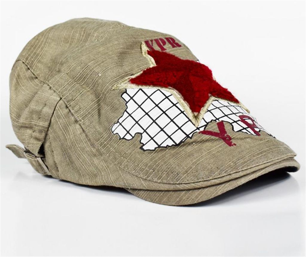 Red And White China Golf Cap For Men