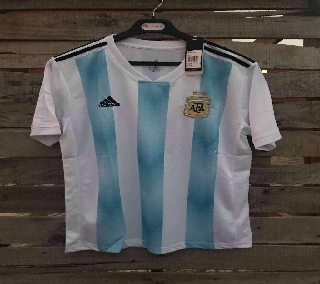 World Cup 2018 Argentina Home Jersey -Short Sleeve (Thailand Premium Replica)