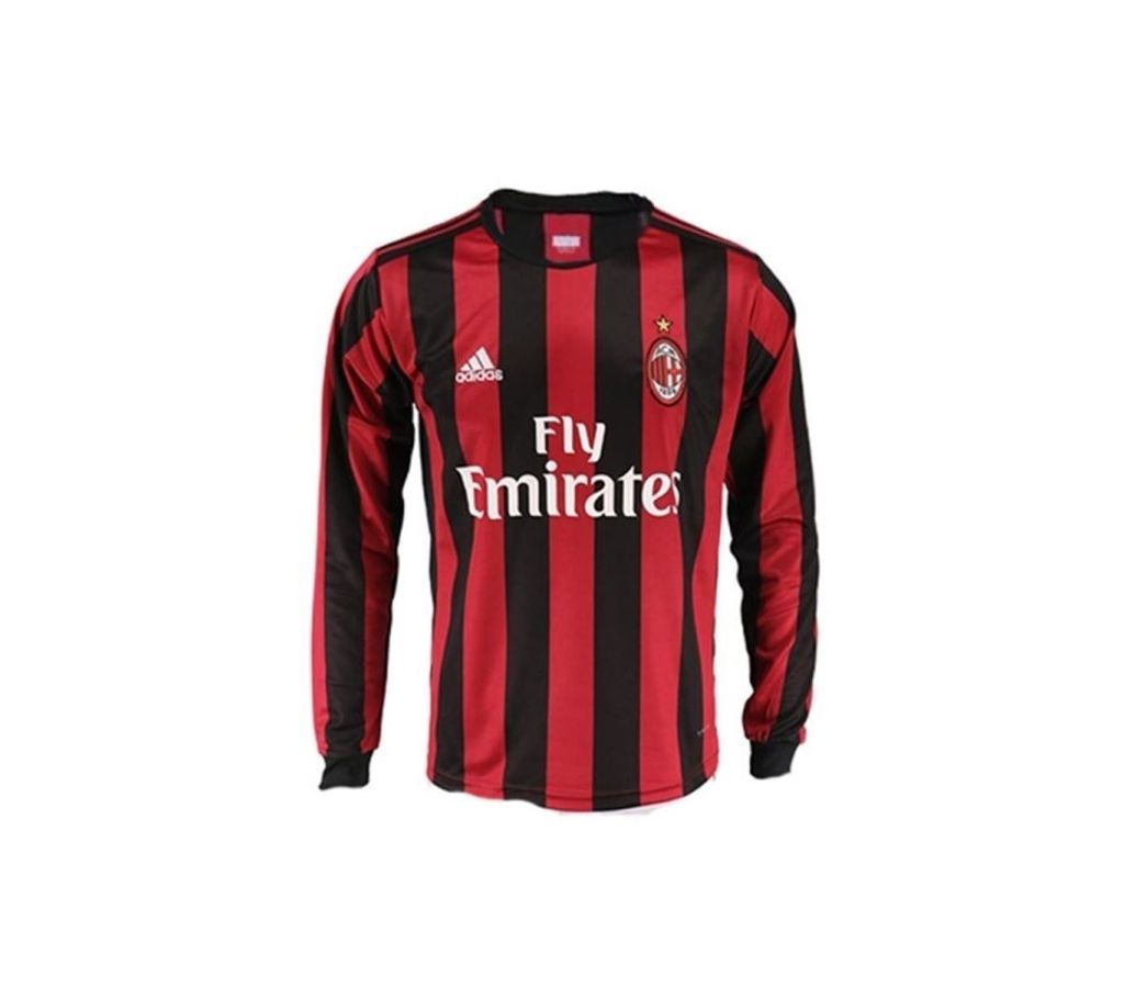 2017-18 AC Milan Home Full Sleeve Jersey copy