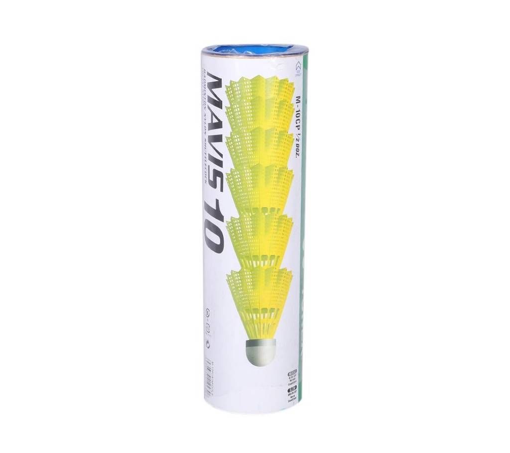 Yonex Badminton Shuttle Cocks 6pcs - Yellow