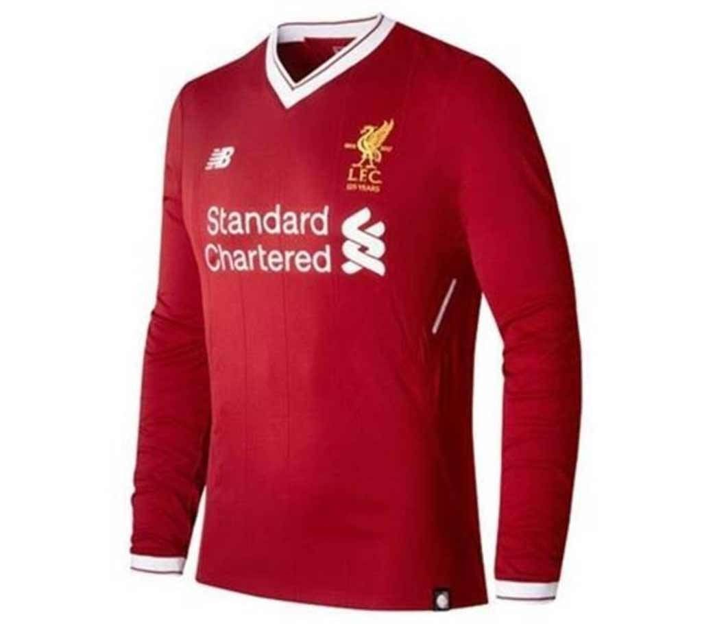 2017-18 Liverpool Home Full Sleeve Jersey copy