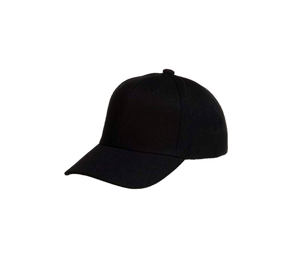 Black Denim Stylish Cap for Men