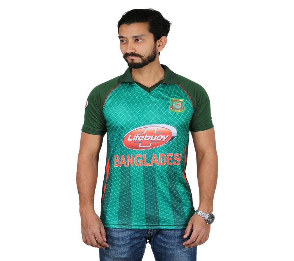 Polyester Short Sleeve Bangladesh Cricket Team Jersey copy