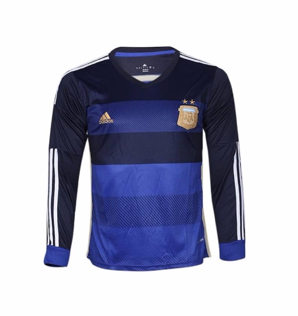 Argentina Long Sleeve Jersey For Men- blue and black (copy)