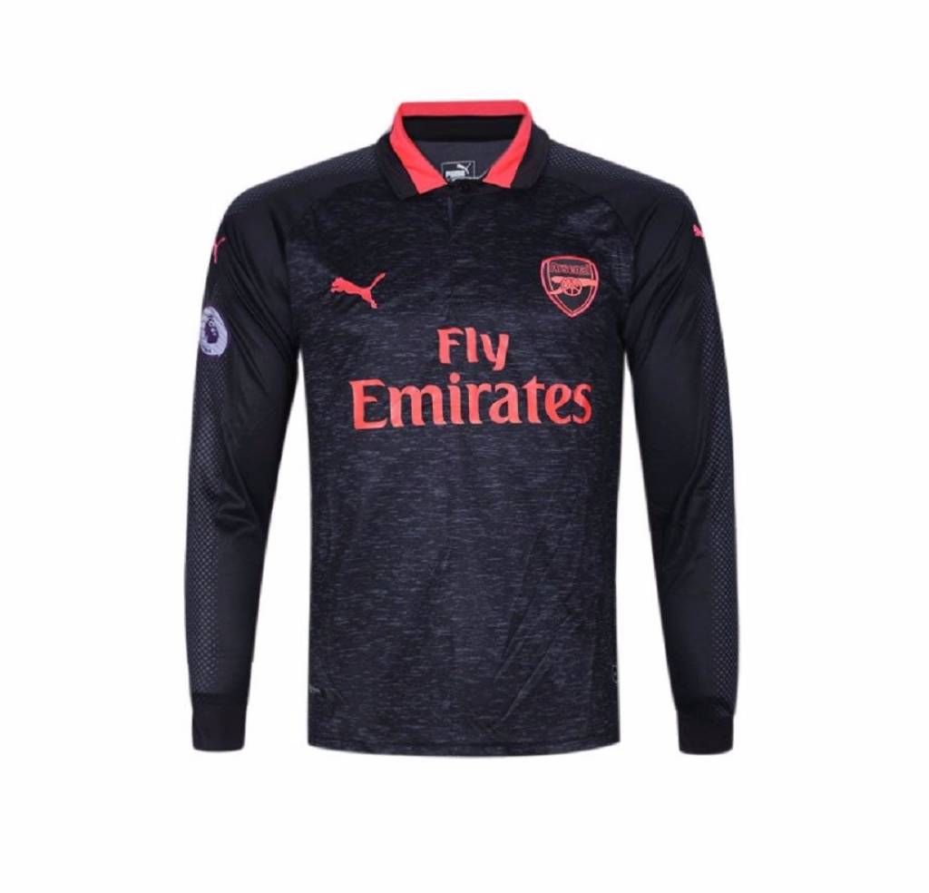 Arsenal Full Sleeve Away Jersey For Men-black (copy)