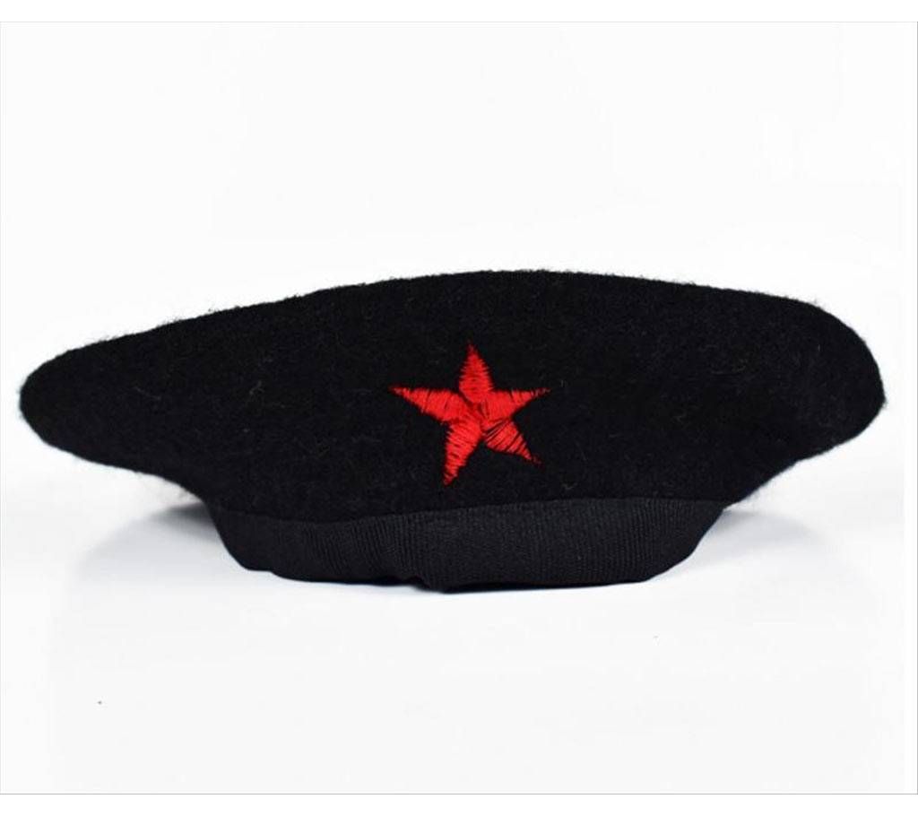 Black And Red Cha Cap For Men