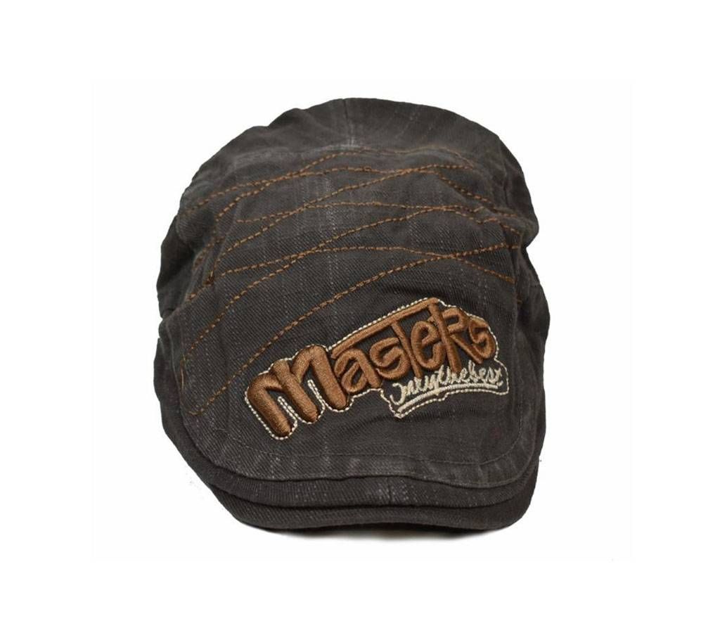 Gray Denim Golf Cap