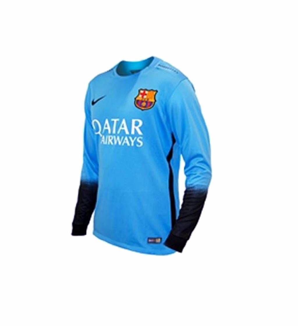 Barcelona 3rd Long Sleeve Jersey - Sky Blue (copy)