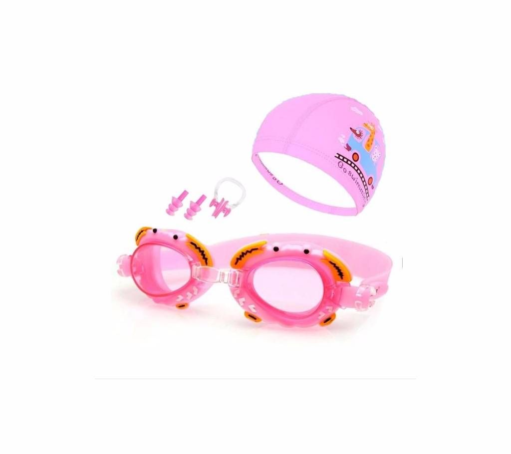3 PCS Anti-fog Waterproof Swimming Goggles for Children