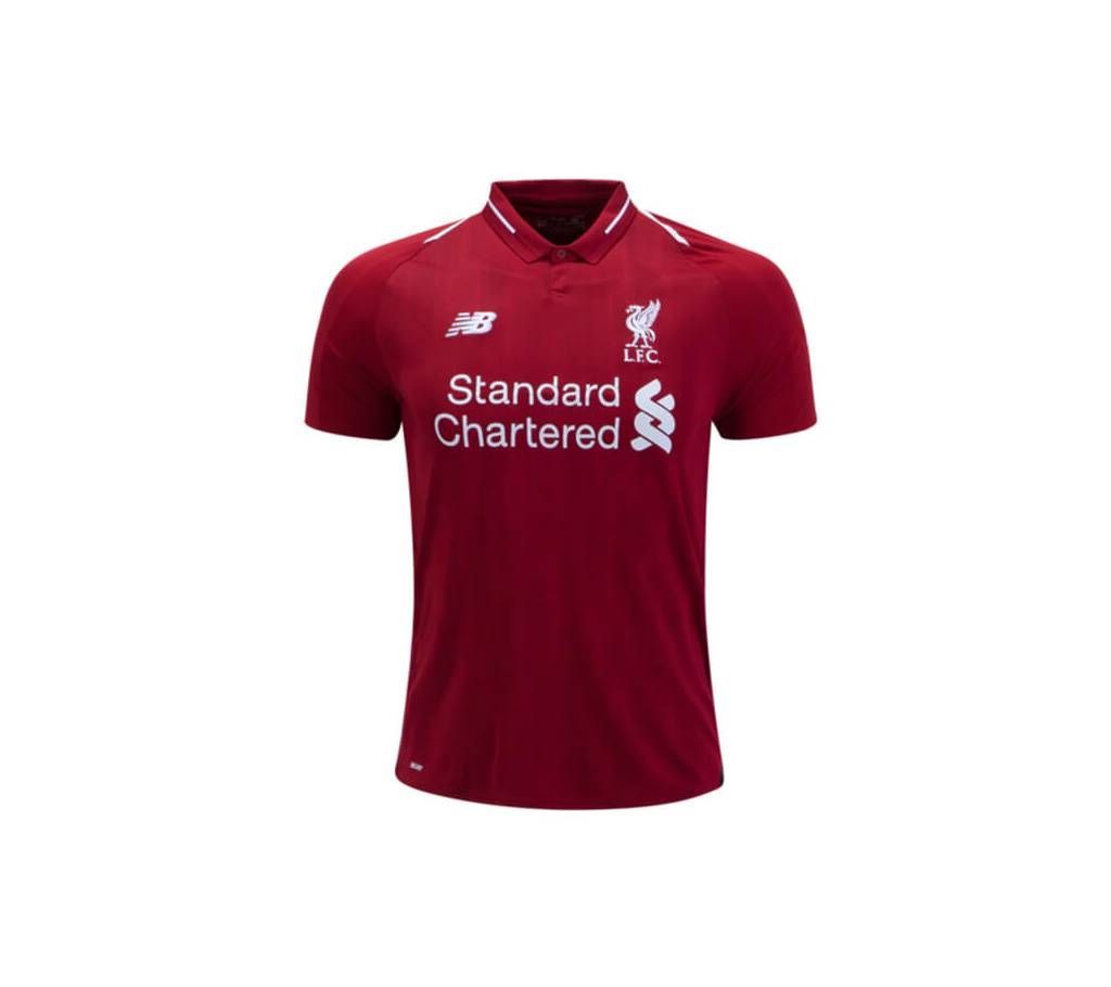 2018-19 Liverpool Home Short Sleeve Jersey