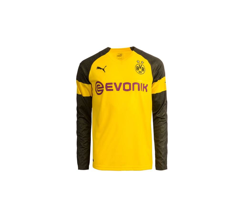 2018 - 19 Borussia Dortmund Home Long Sleeve Jersey