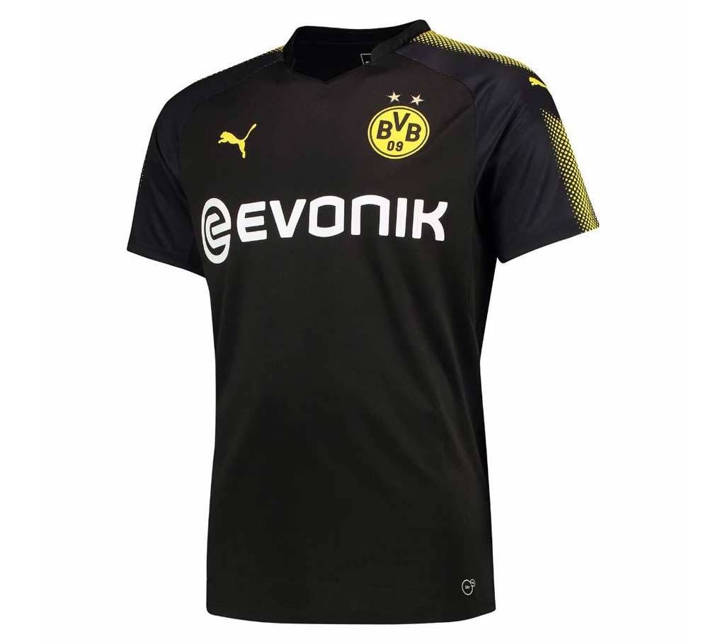 Dortmund 2017-18 Away Half Sleeve Jersey 