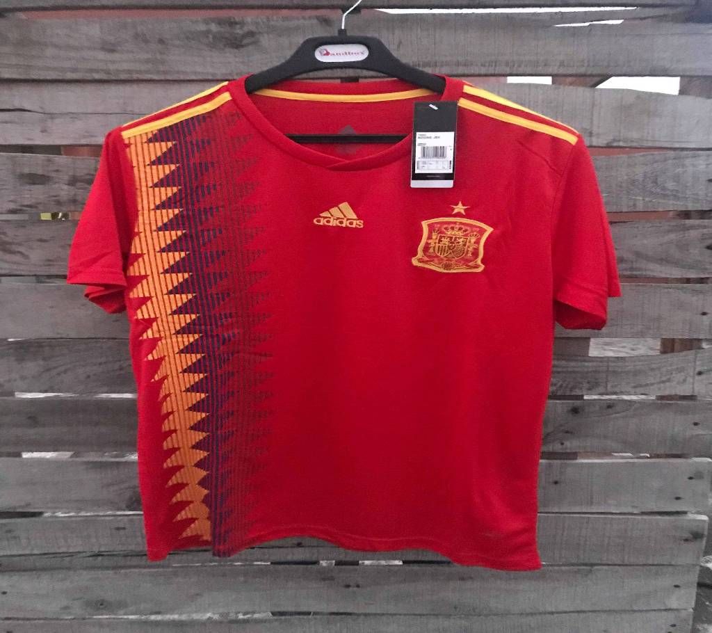 World Cup 2018 Spain Home Jersey -Short Sleeve (Thailand Premium Replica)