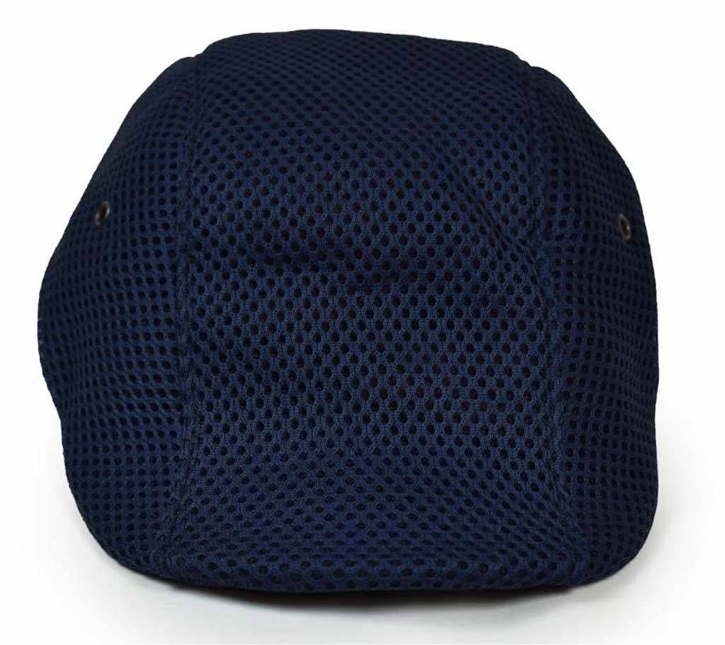 Navy Blue Net Golf Cap for Men