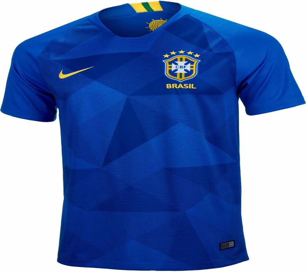 Short Sleeve Brazil Away Jersey