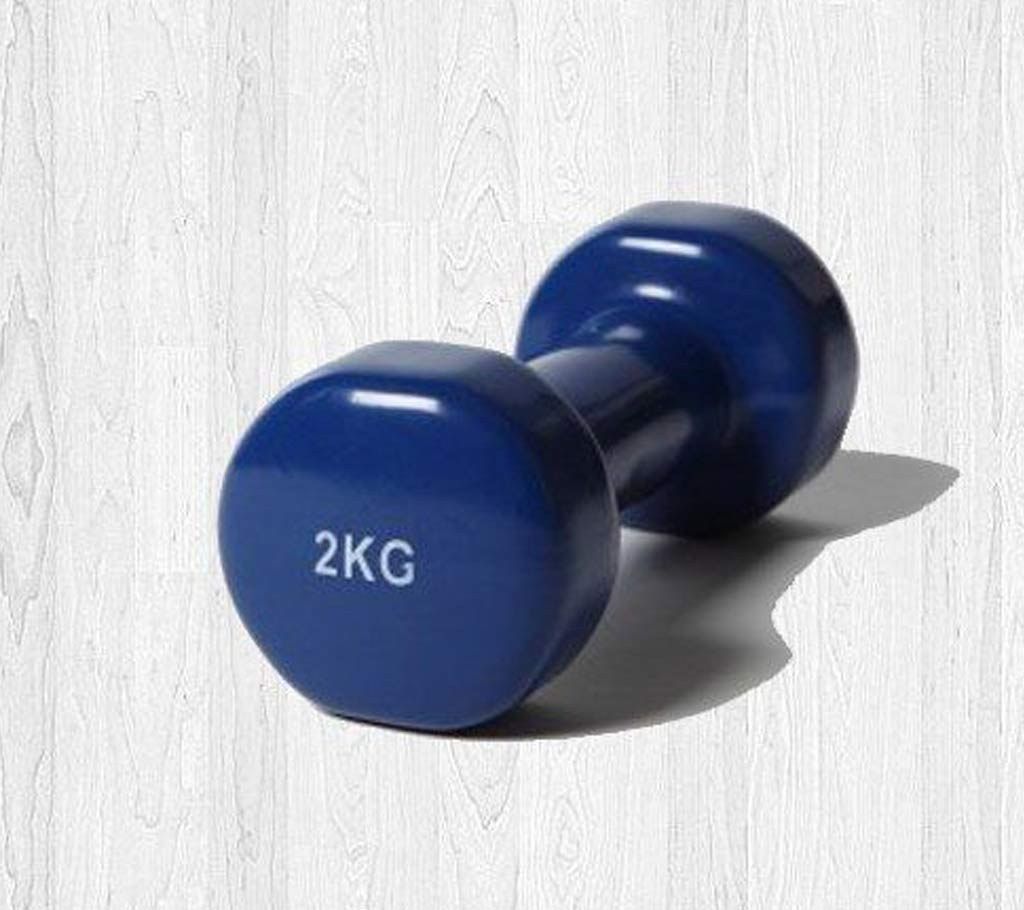 Rubber Dumbbell - 2 kg (1pc) 