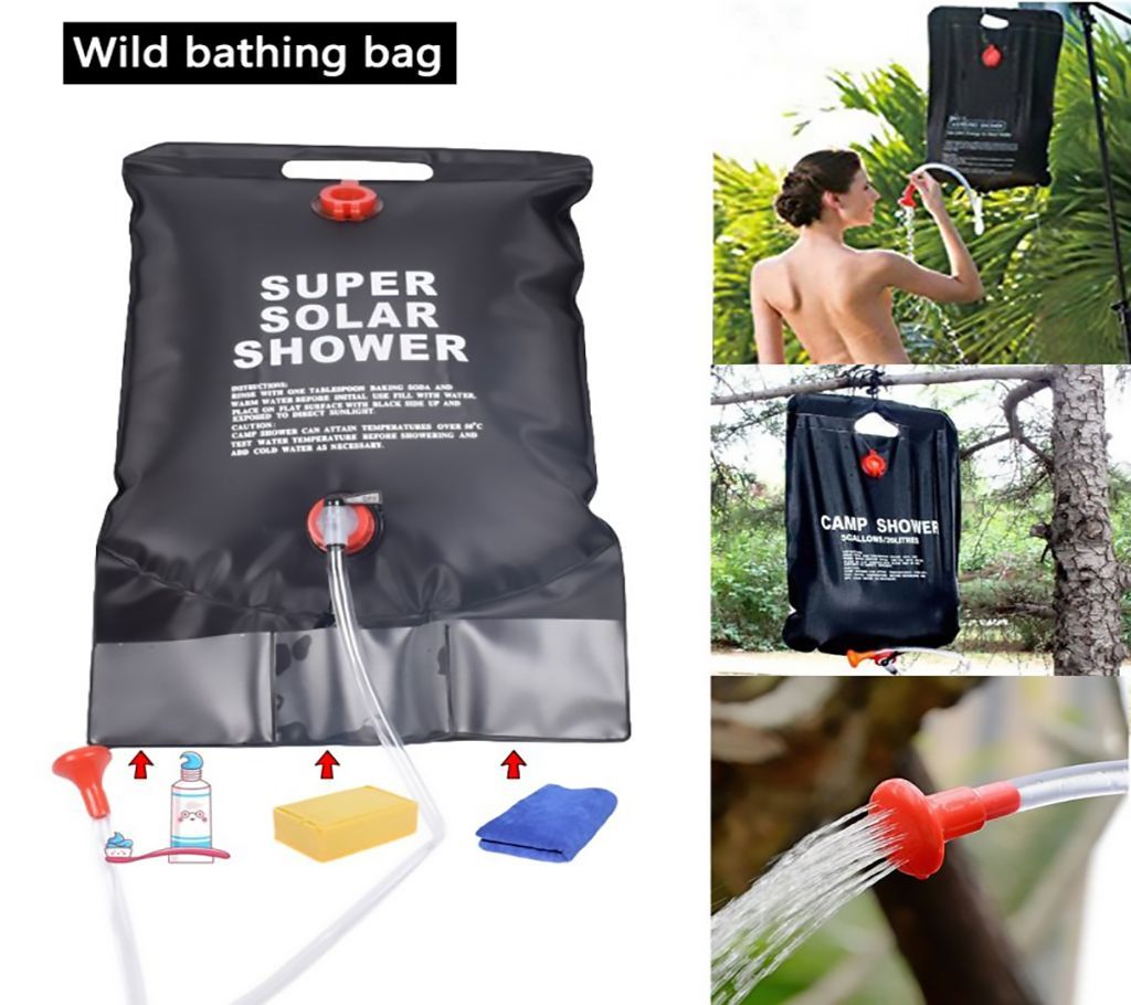 20L Water Bag Foldable Solar Energy Heated