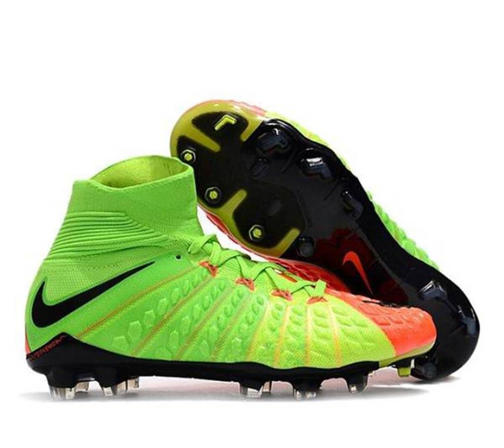 Lime Rubber Football Boot for Men