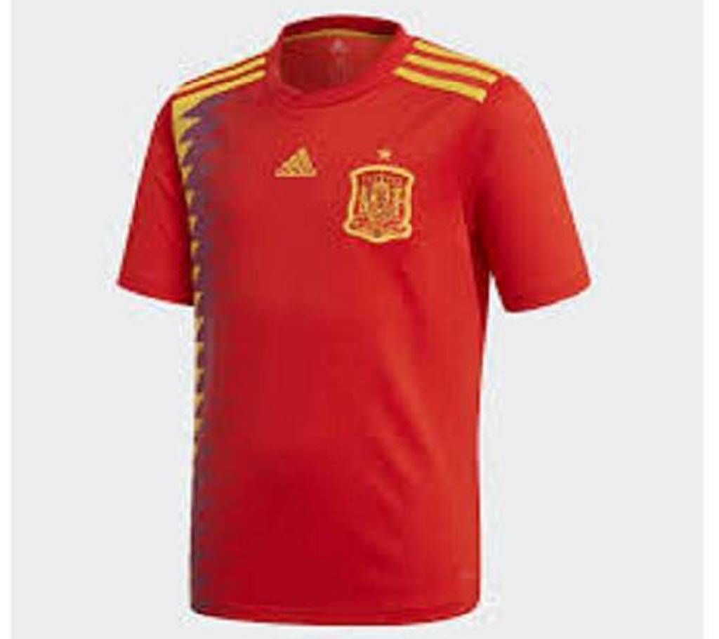 Gents Half Sleeve World Cup Jersey (Spain)-Copy