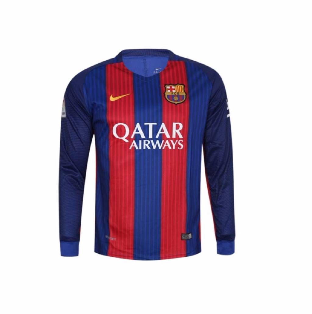 Barcelona Full Sleeve Jersey For Men - Red and Blue (copy)