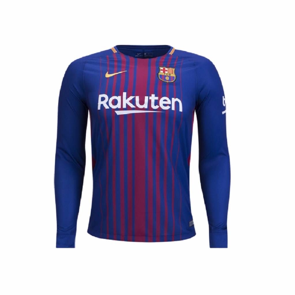 Barcelona Home 2017-18 Club Full Sleeve Jersey-blue (copy)