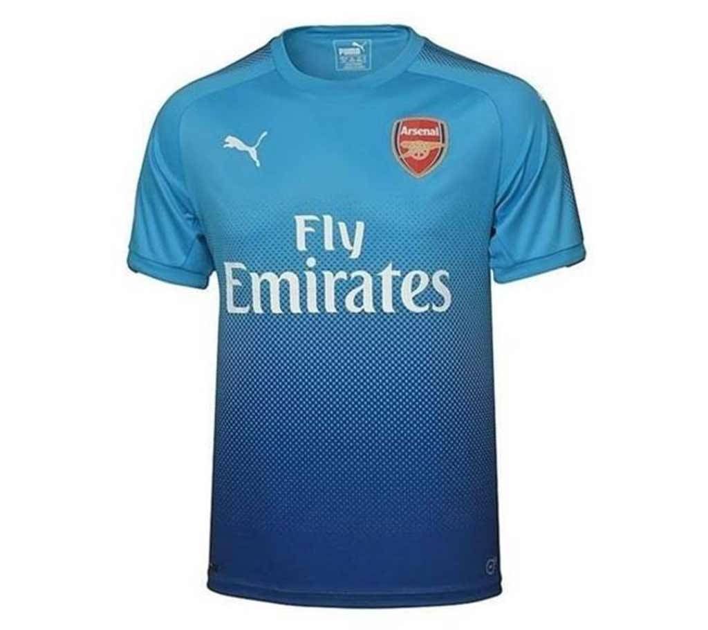 2017-18 Arsenal Away Half Sleeve copy Jersey