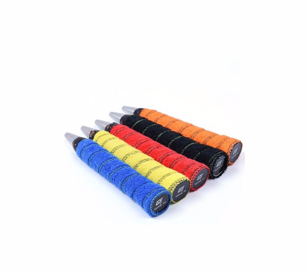 Yellow Badminton Sweat Absorbing Towel Non-slip Grip