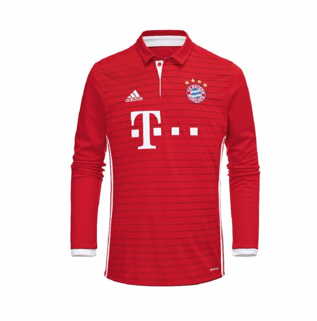Bayern Munich full sleeve Jersey 16-17- red (copy)