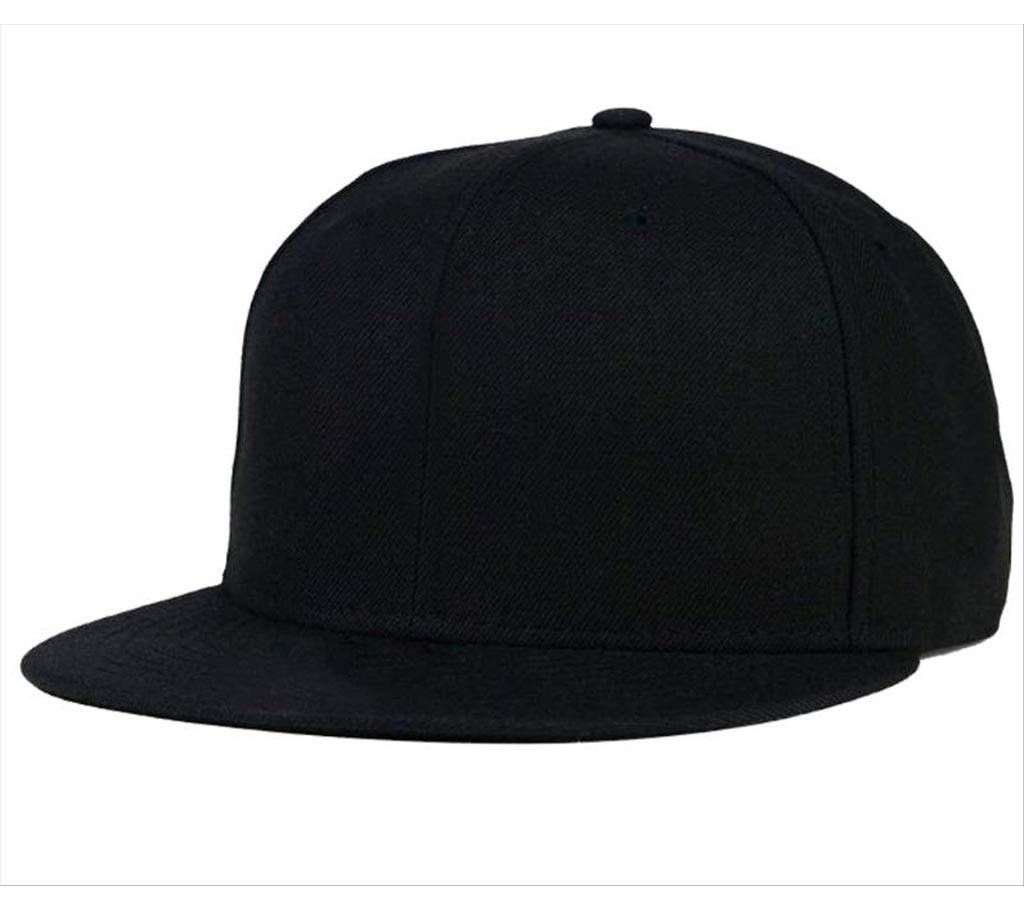 Cotton Dj Cap For Men - Black 