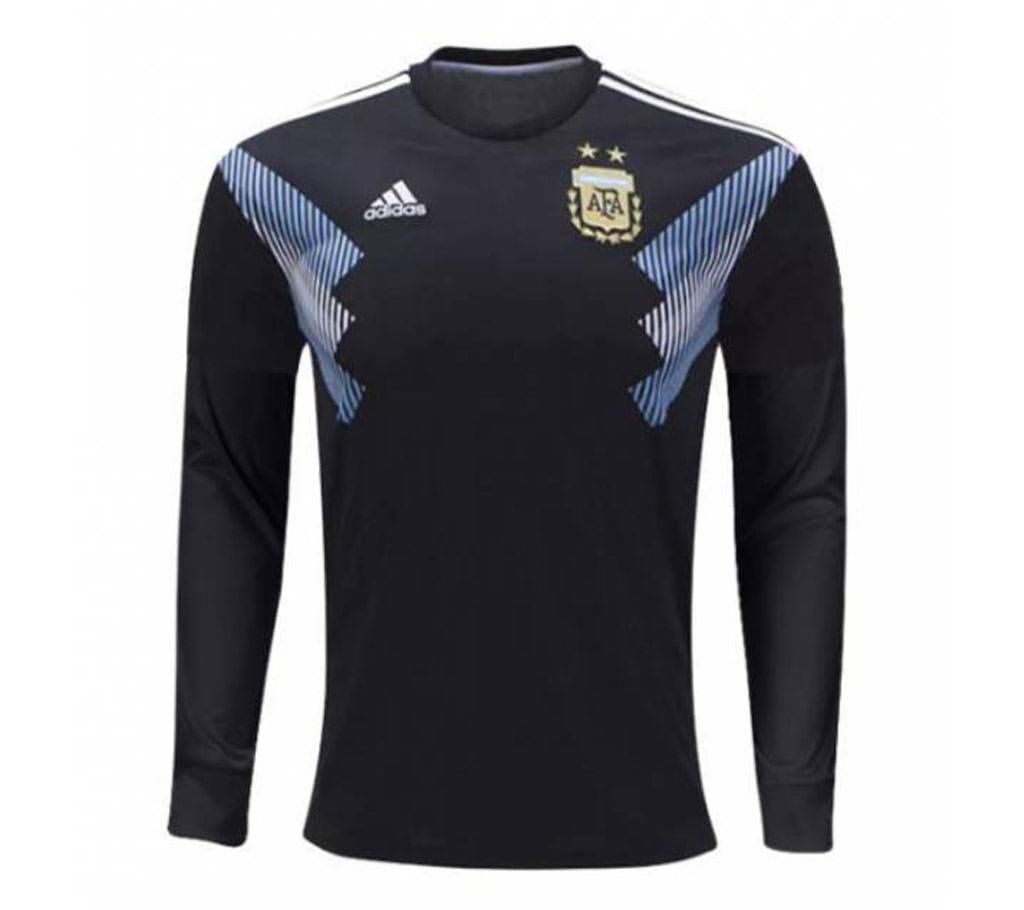World Cup 2018 Argentina Away Long Sleeve Jersey (140-150 GSM) - copy