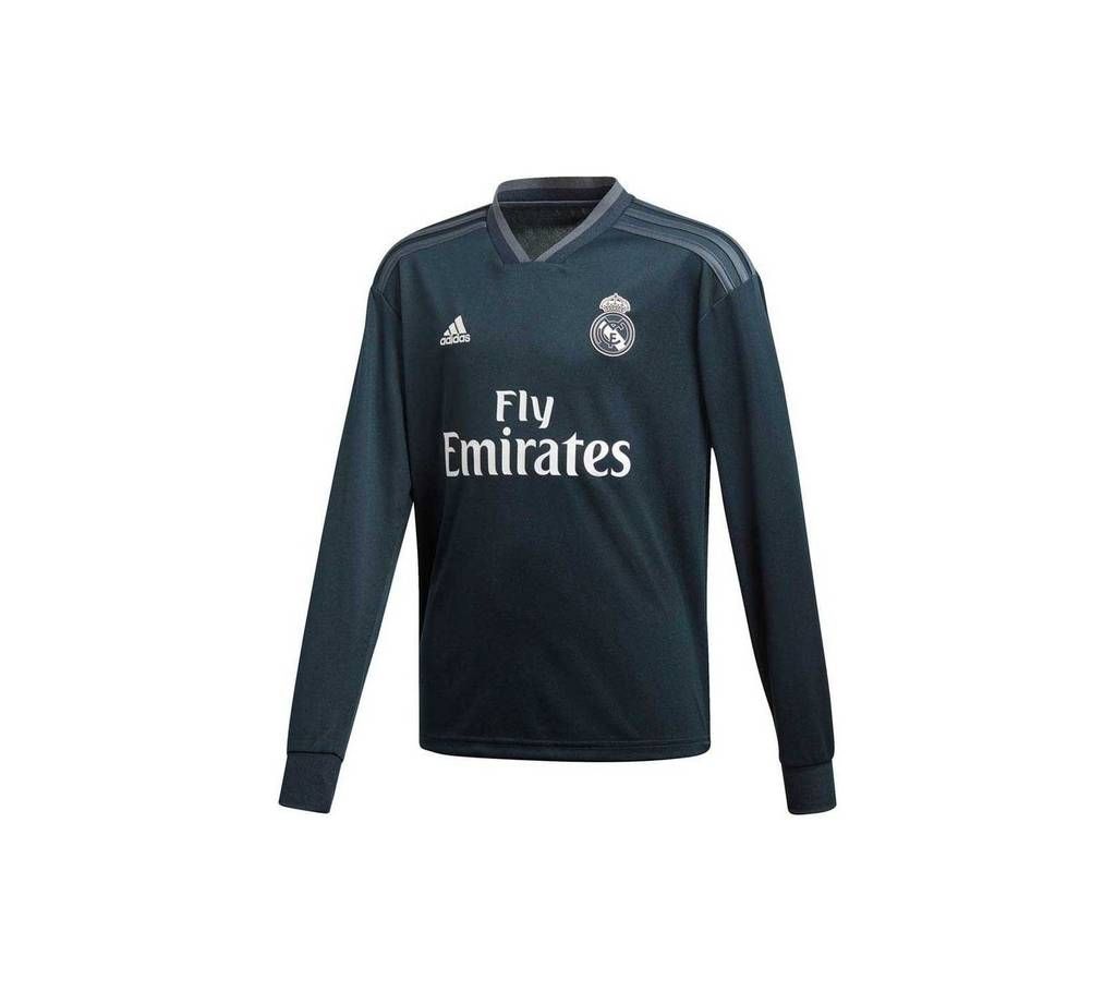 2018 - 19 Real Madrid Away Long Sleeve Jersey