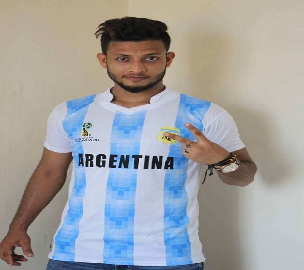 world cup 2018 argentina half sleeve jersey 1 (COPY)