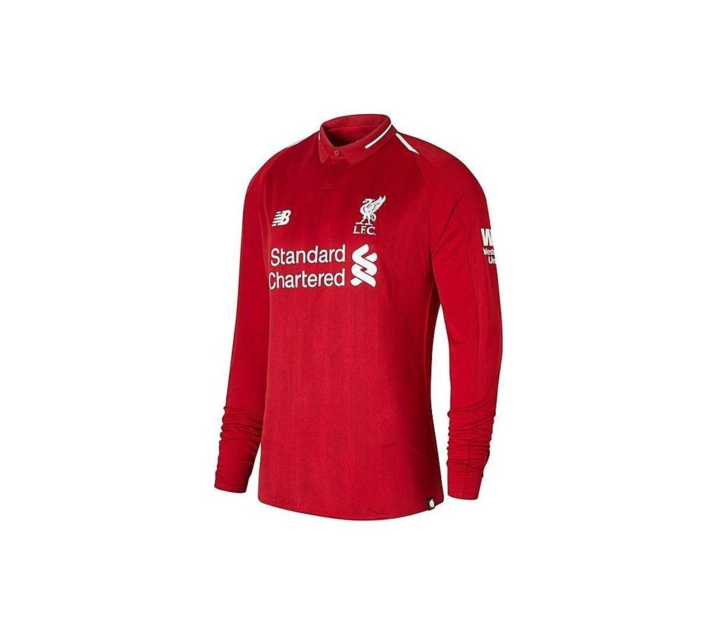 2018 - 19 Liverpool Home Long Sleeve Jersey