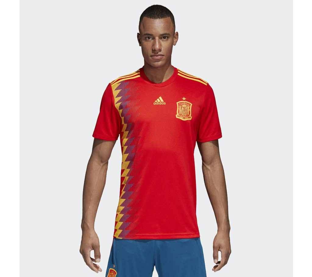 Half sleeve Spain Jersey (Replica)