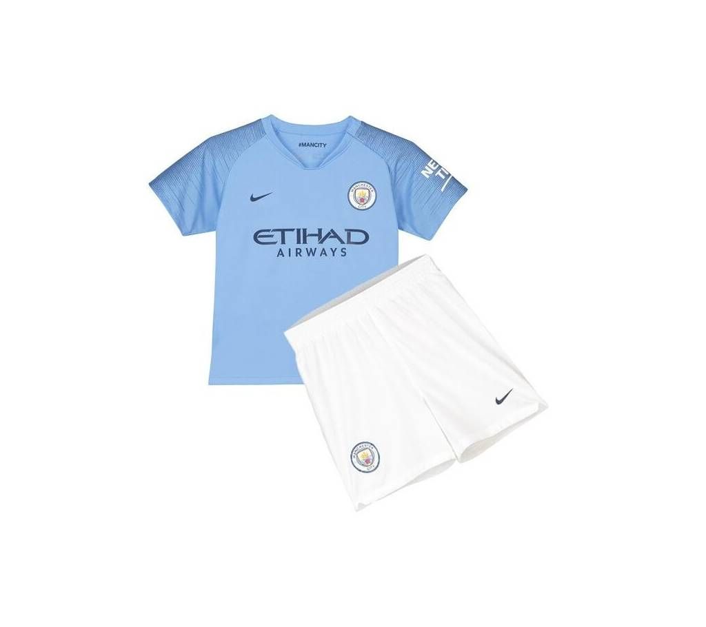 2018 -19 Manchester City Home Kids Jersey