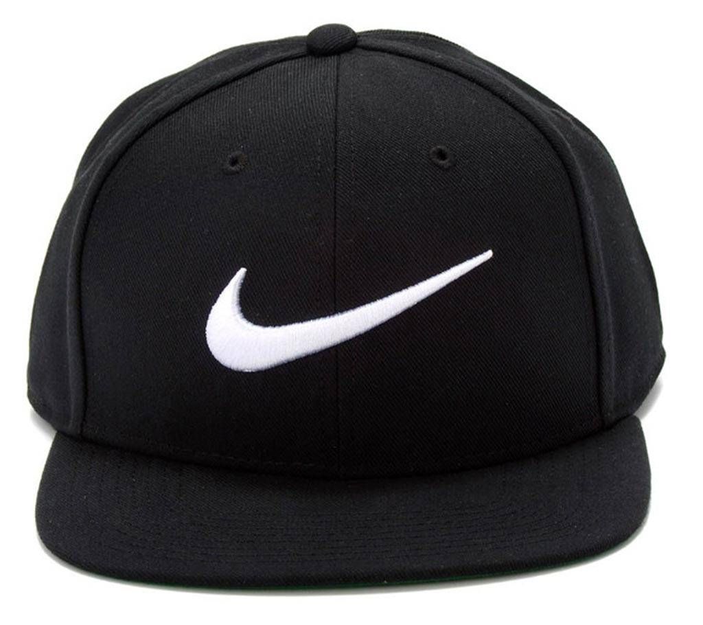 Black And White Nike Cotton Cap For Men