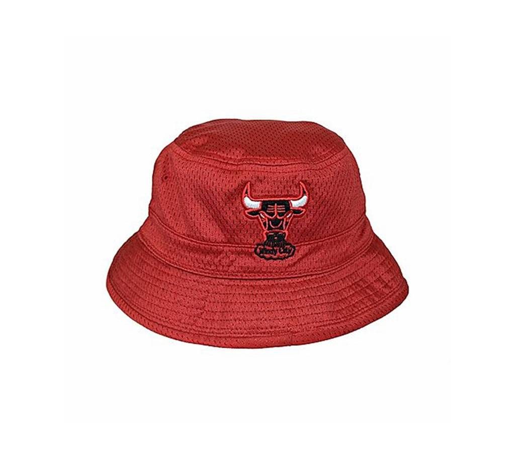 Red Georgette Travel Hat for Men