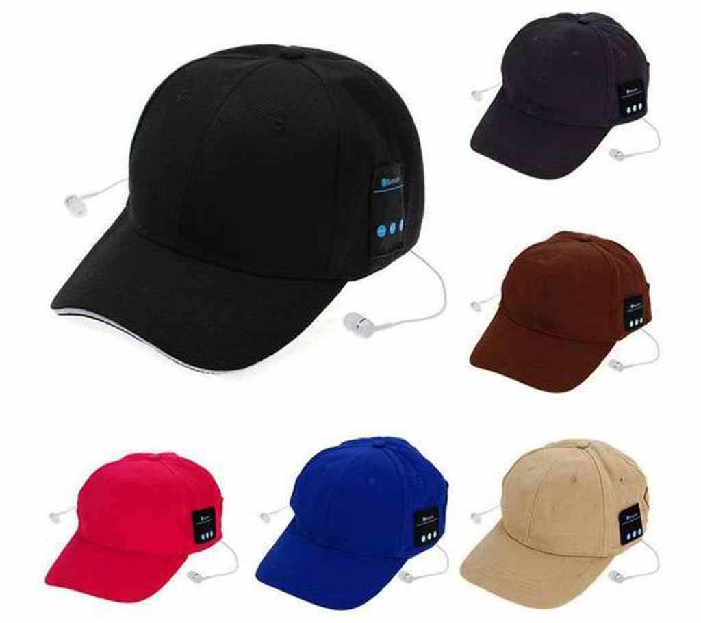 Bluetooth Music Cap With Stereo Headset - 1pc