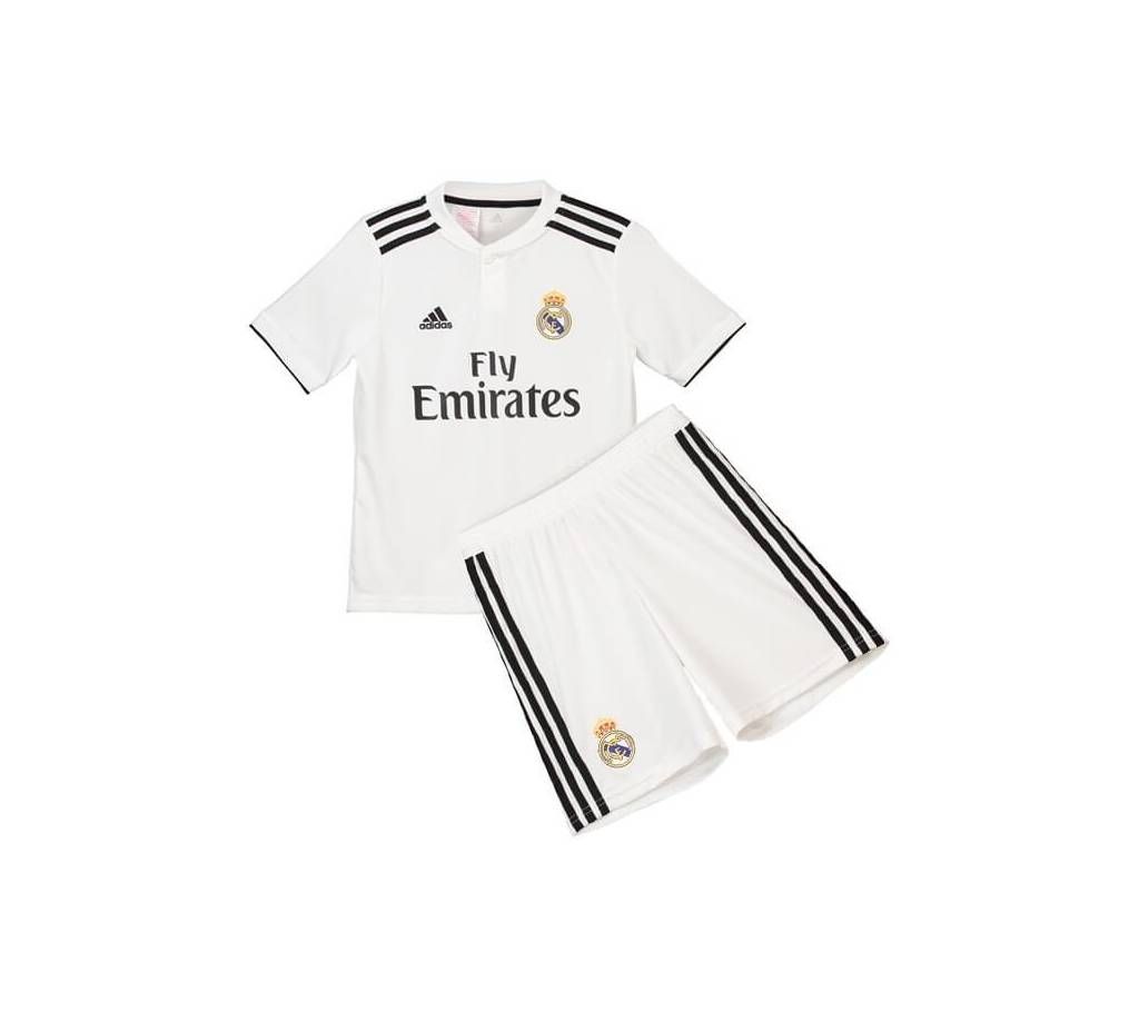 2018 -19 Real Madrid Home Kids Jersey