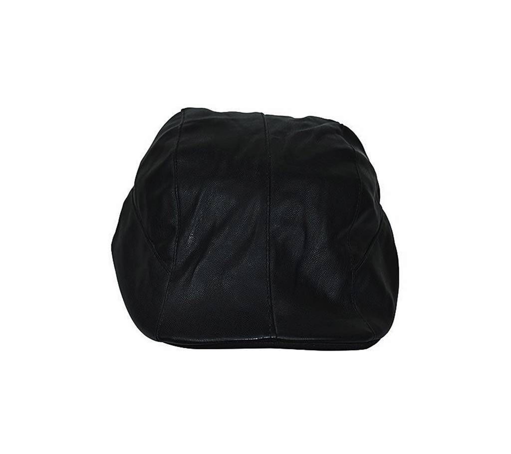 Black Artificial Leather China Golf Cap For Men
