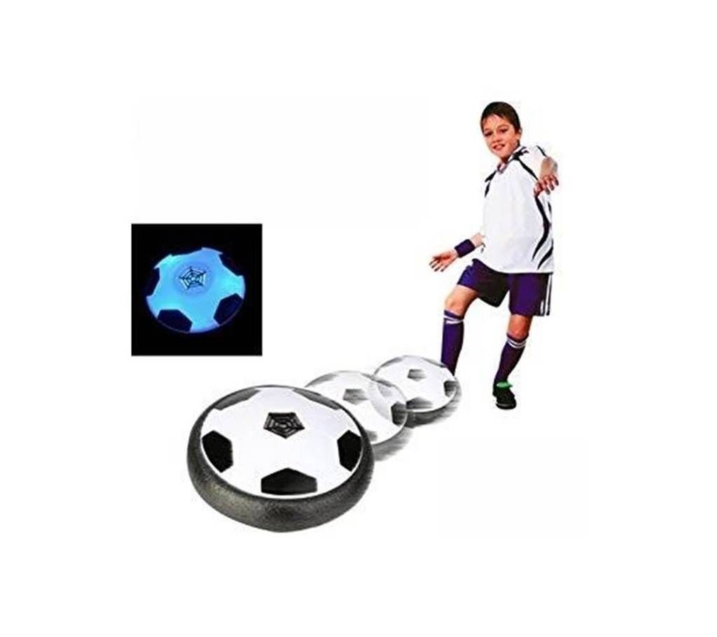 LED Hover Football Toy For Kids - White And Black 