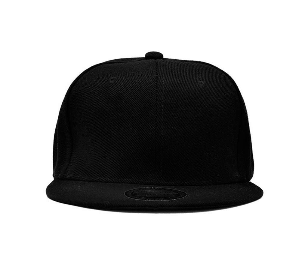 Black Dj Hip Hop Cotton Cap For Men