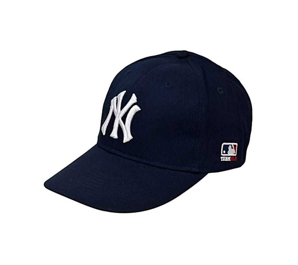Black And White Cotton Cap For Men